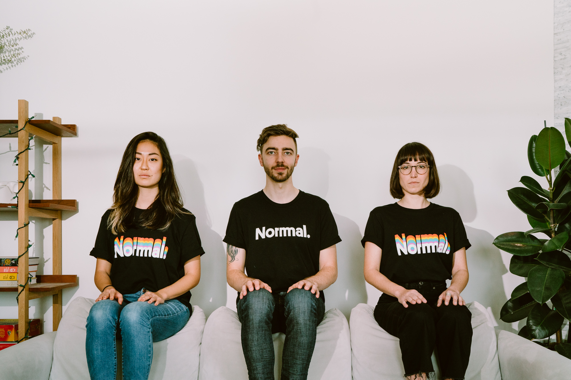 3 Normals on a couch