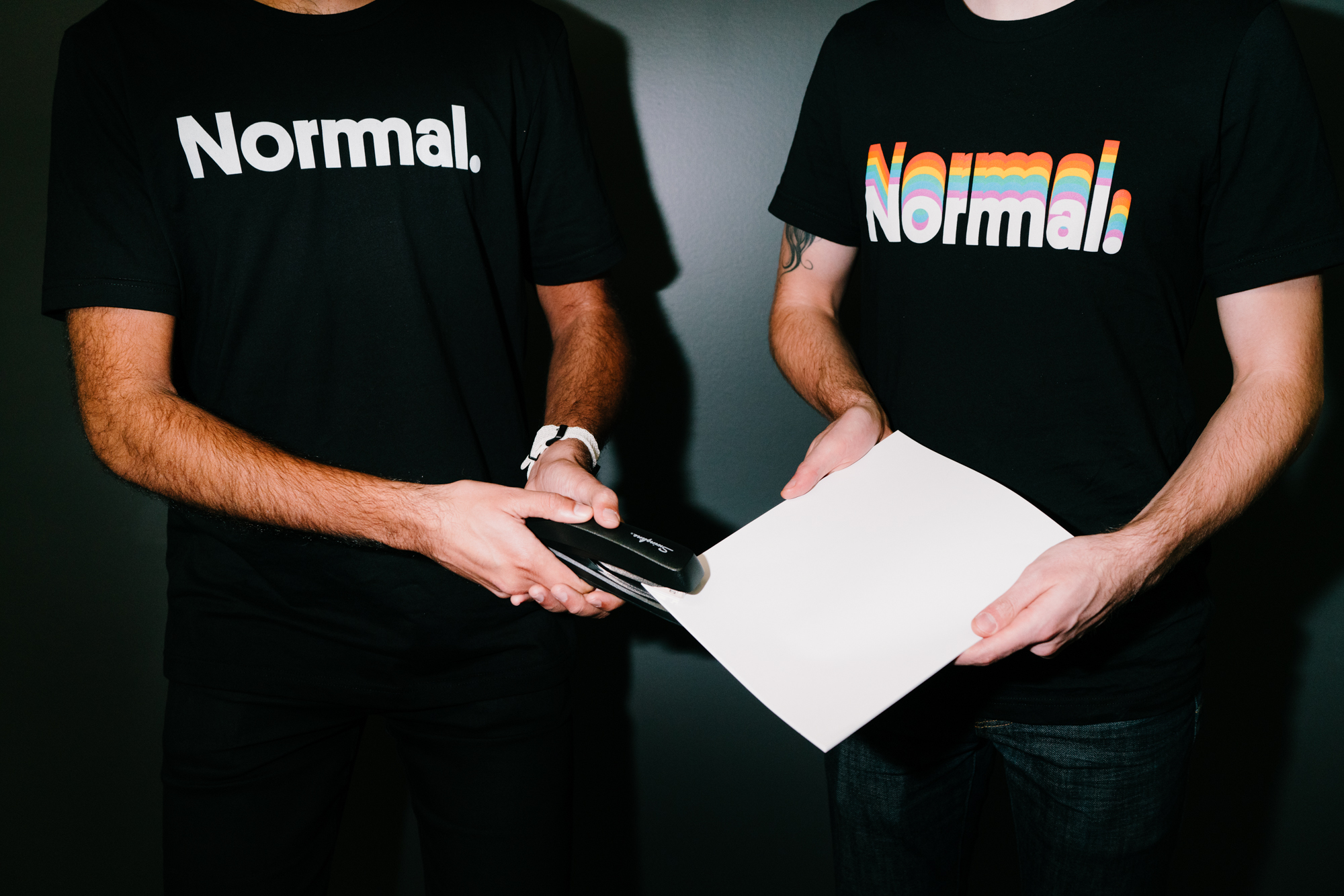2 Normals stapling paper